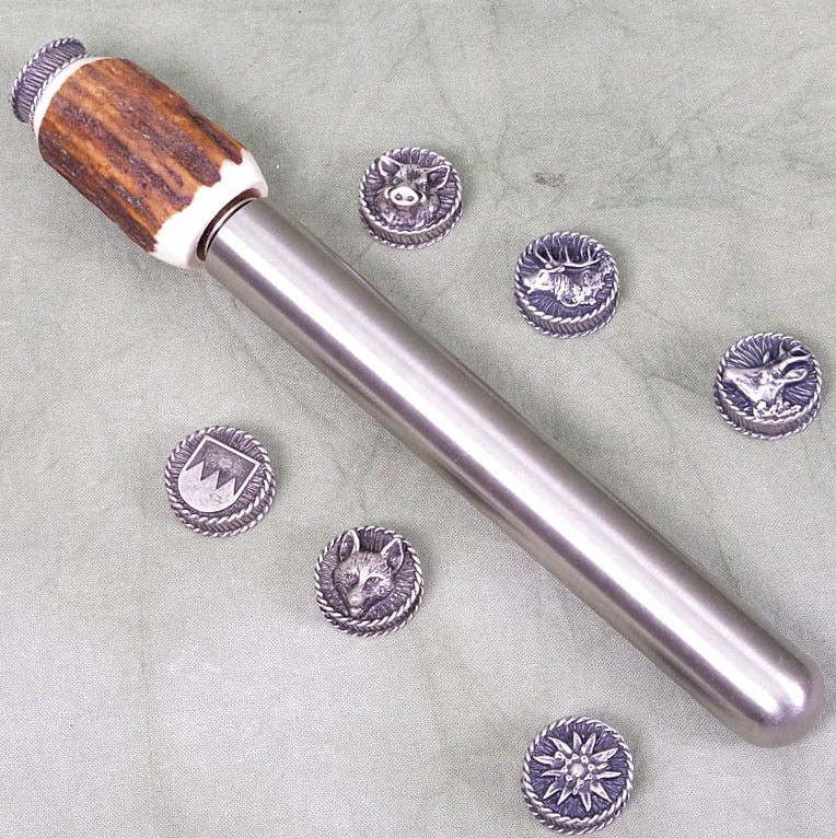 Trachtenflachmann Kappe Gams