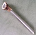 Flachmann mit Hirschkrone Münze Edelweiss