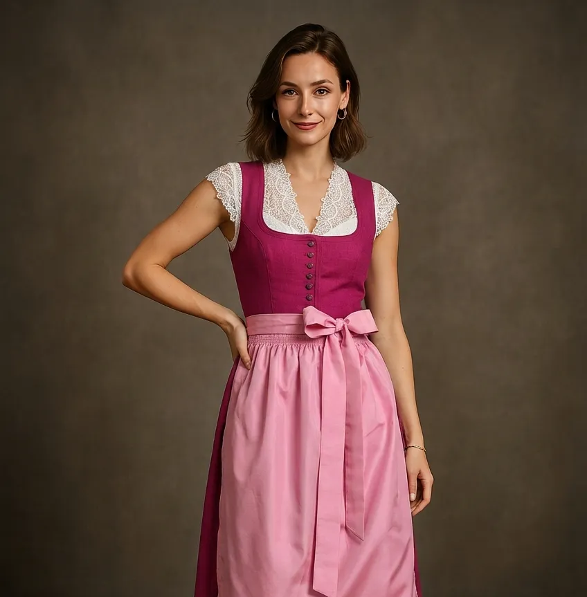 Dirndlbluse Spitzen