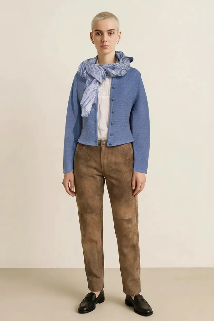 Cortney Damenlederjeans Wildbock sämina